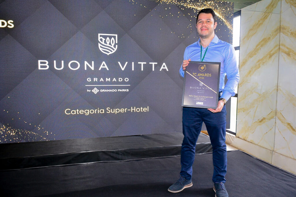 Hotéis da Gramado Parks premiados no TC Awards 2026 pelo terceiro ano consecutivo